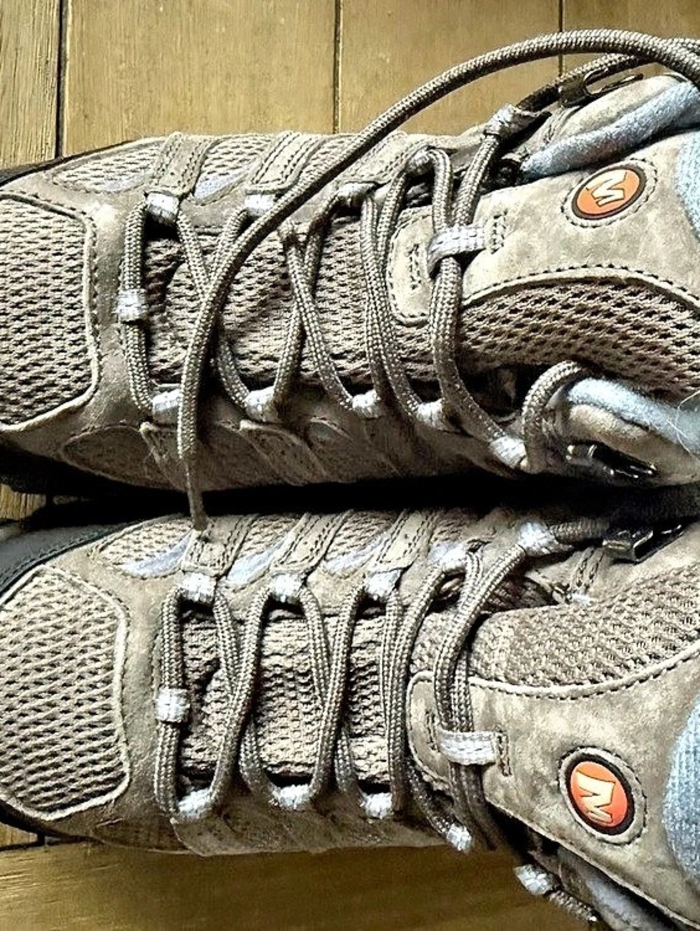 Merrell Moab 2 Mid Waterproof Gray Hiking Shoes. Never worn.